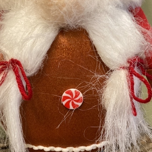 NEW!  PLUSH GINGERBREAD GIRL CHRISTMAS GNOME - Picture 4 of 10